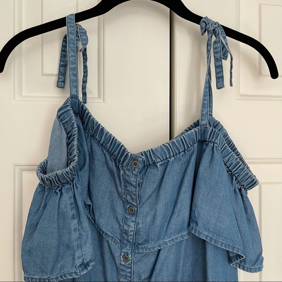 🎉HOST PICK🎉 Lucky Brand Jean top w/buttons - Picture 6 of 16